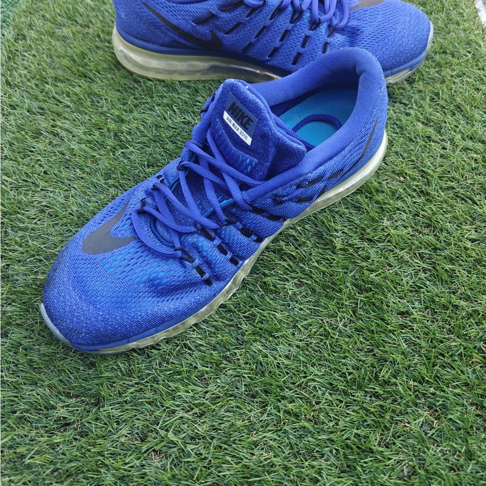 Nike Air Max 2016 Men's Size 14 Deep Royal Blue Sneakers Shoes 806771-401